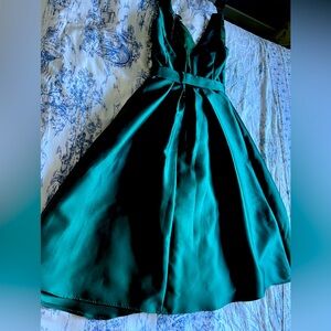 Hunter green dress